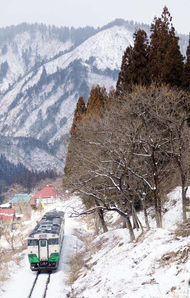 キハ40がホワイトロードを行く！