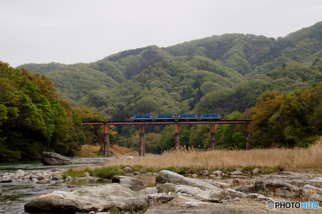 秩父鉄道　電気機関車４連！