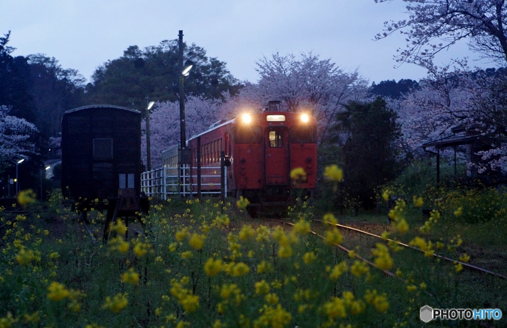 小湊鉄道　里見駅！①