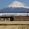 冠雪後の富士山と新幹線！②（完）