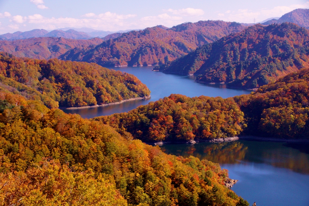 奥只見田子倉湖の絶景！