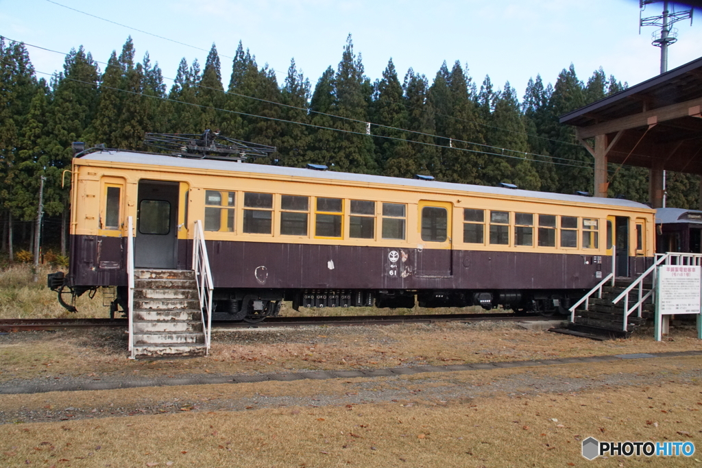 古典車両　蒲原鉄道モハ6１型