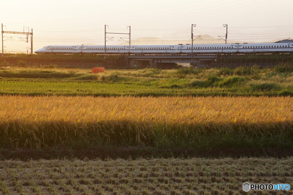 N700系瞬間通過！