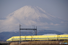 富士山とドクターイエロー！