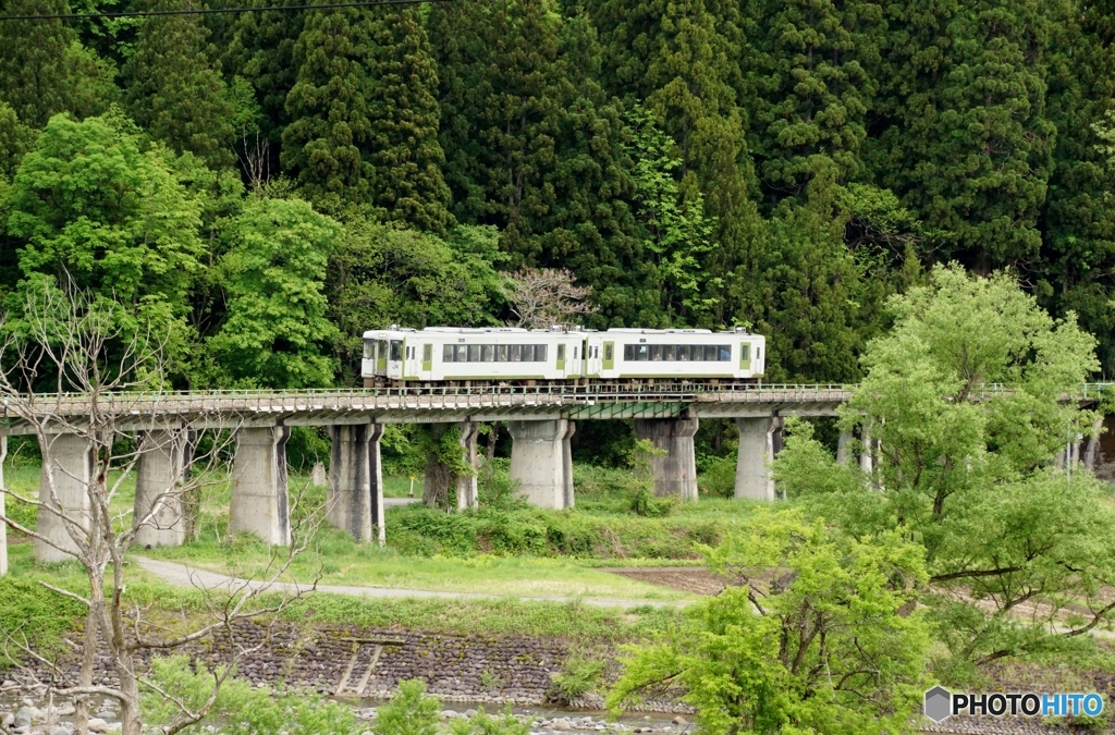只見線　叶津川橋梁！①