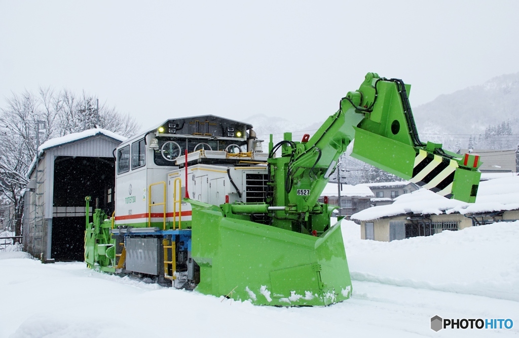 降雪時に頼りになるラッセル車！①～④の中の④（完）