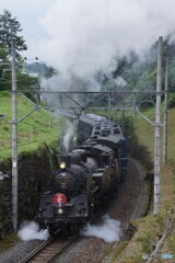 東武SL大樹峠越え！