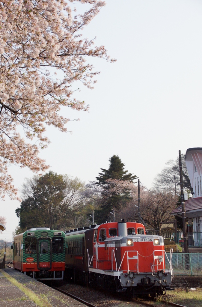 列車交換！