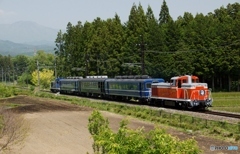 東武鬼怒川線　DE10プッシュプル運転！①