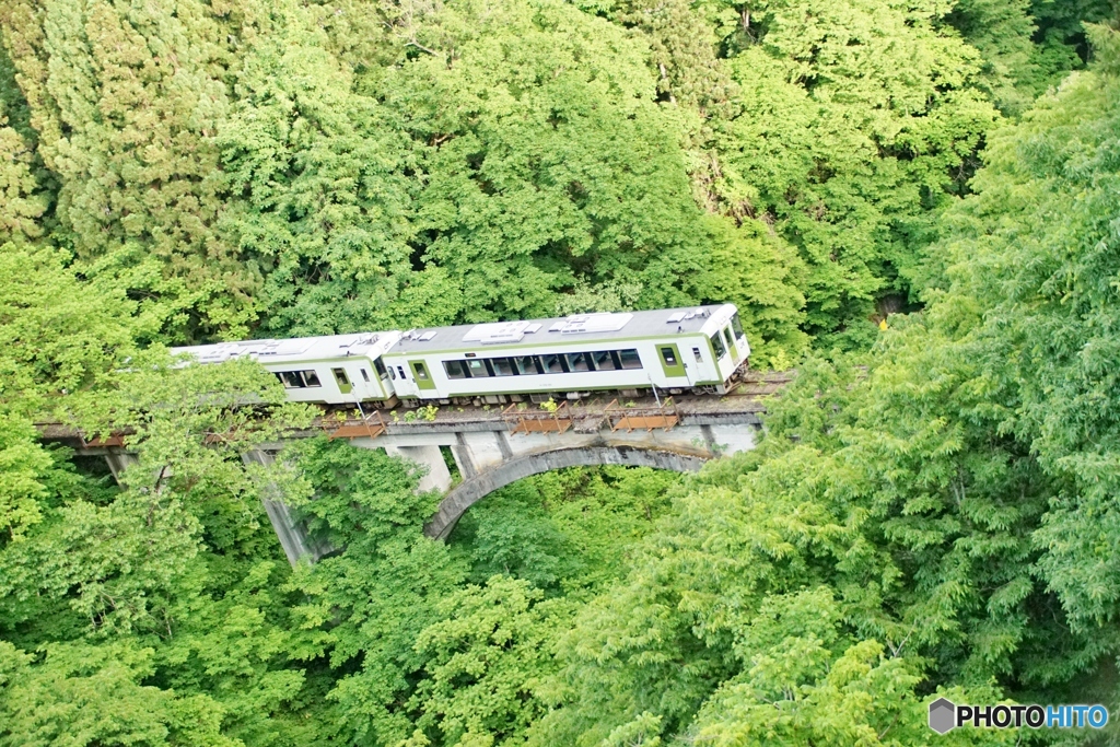 新緑の宮下大橋プチ俯瞰！