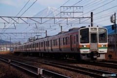 富士山と211系電車！