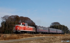 希少価値高しDE10牽引列車！