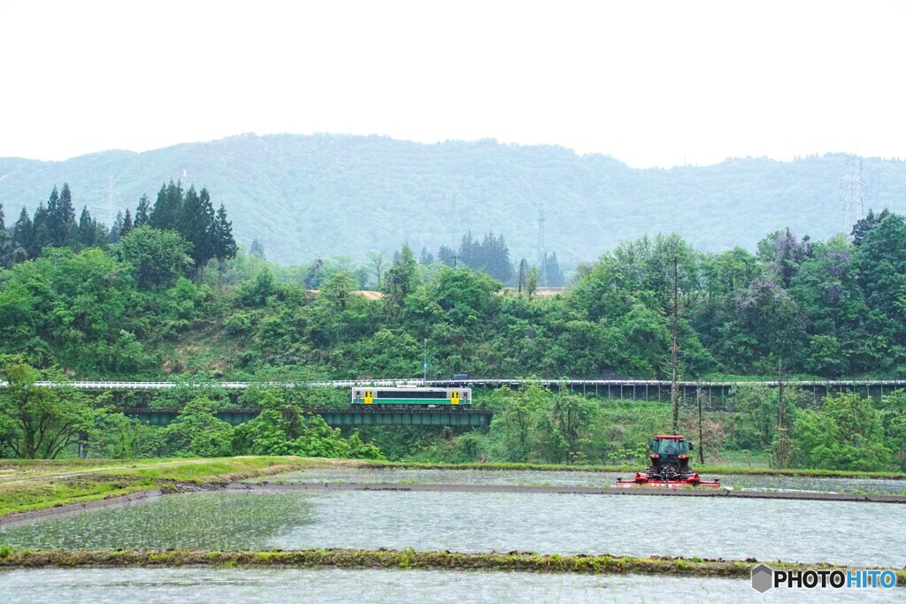 魚沼の田園風景！