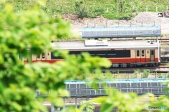 小出駅俯瞰撮影キハE120クローズアップ！