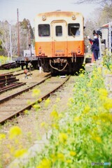 小湊鉄道　里見駅の情景！