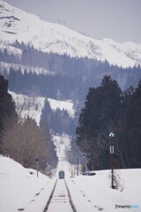 スキー場に向かう列車partⅡ