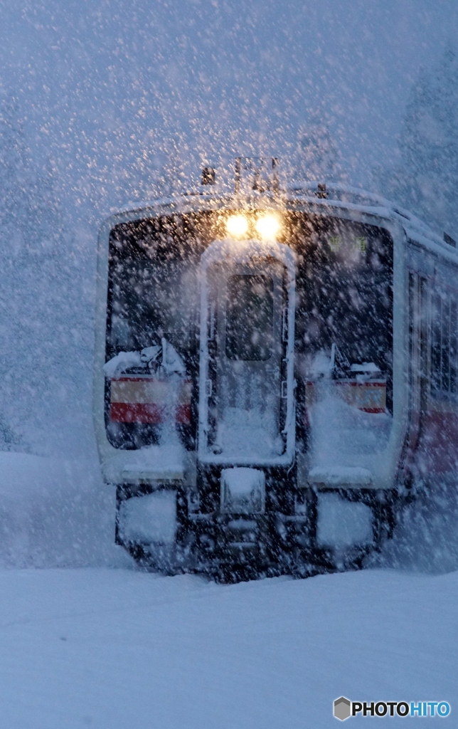 雪との闘い！