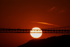 瀬戸大橋の夕景！②