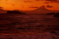 湘南の夕焼け！