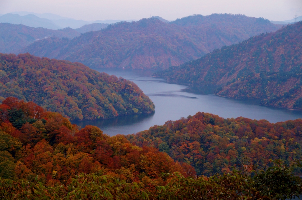 田子倉湖の絶景！
