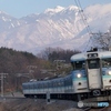 八ヶ岳と115系長野色！