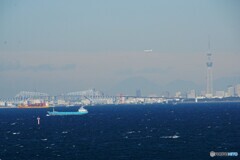 海ほたるパーキングエリアから見える東京方面欲張り画像！
