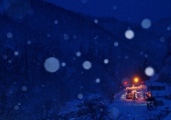 大白川の幻想的な景色！