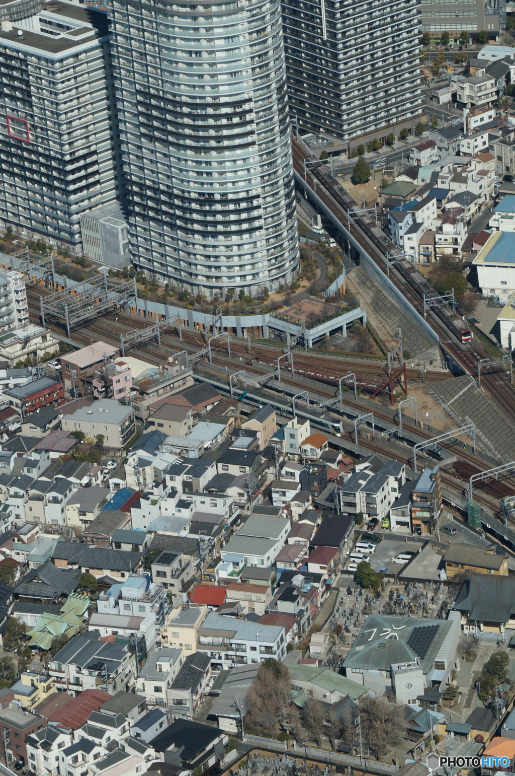 東京スカイツリー展望台からの眺め　東都心方向！