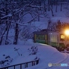 魚沼の只見線　上りの始発列車！①～②の中の①