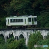 只見線　めがね橋！