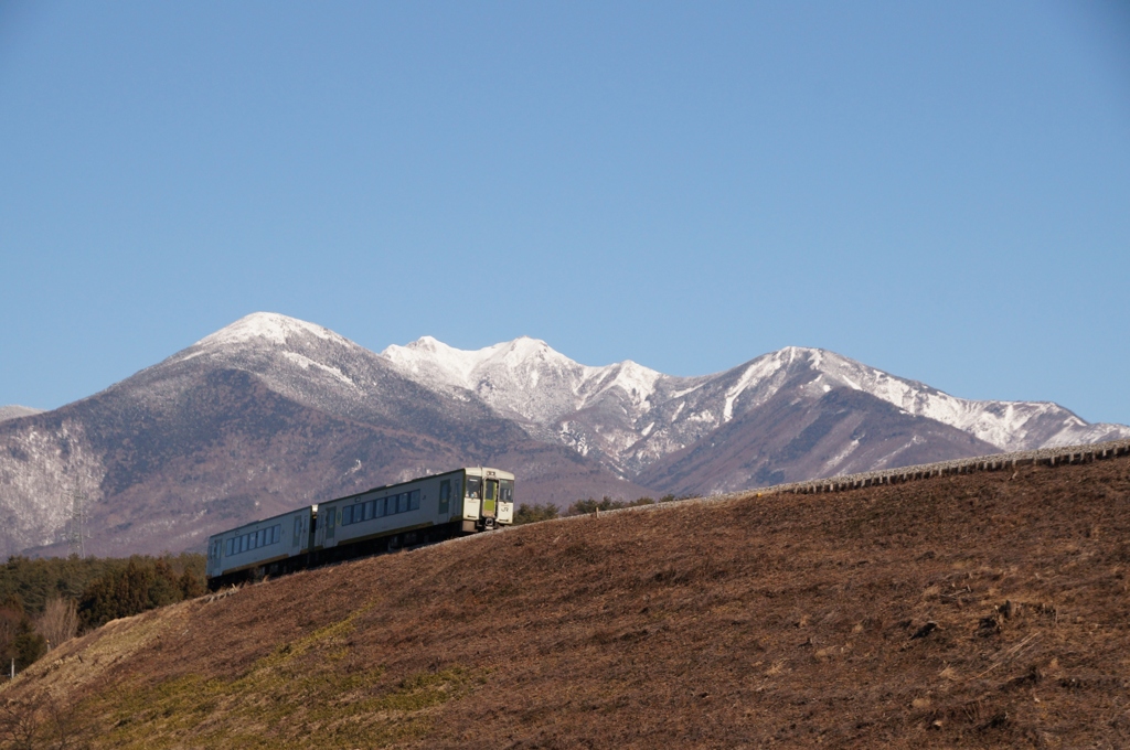 八ヶ岳くっきり！