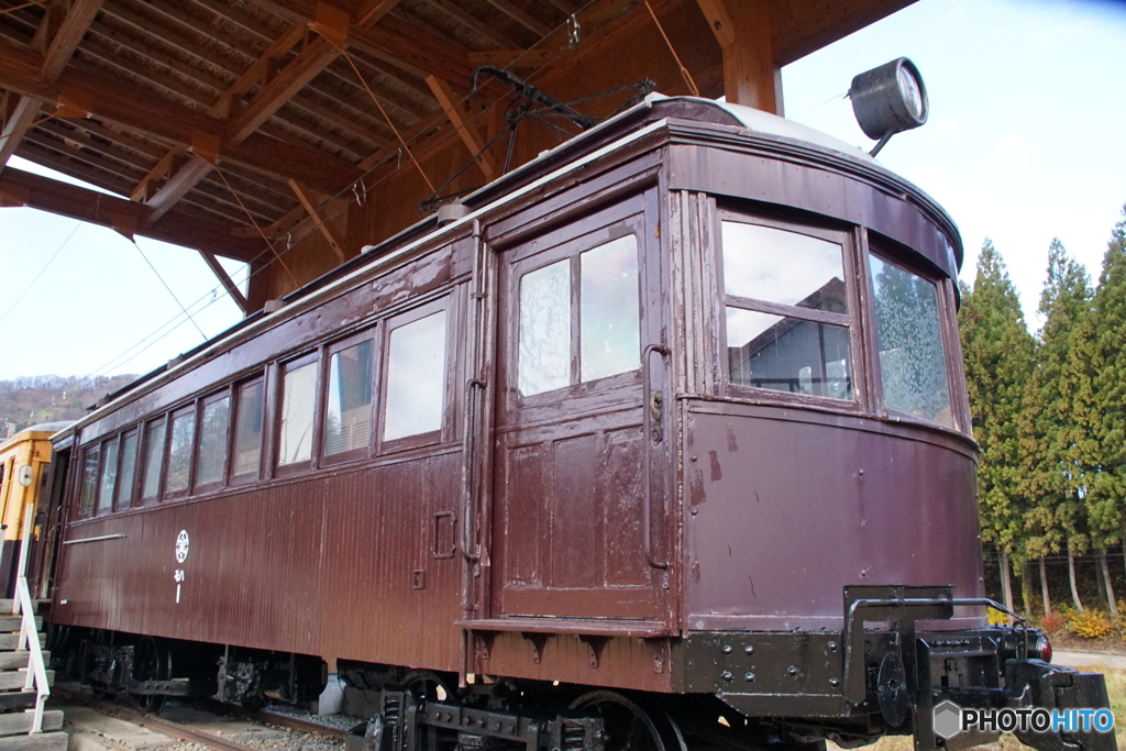 古典車両　元蒲原鉄道モハ１型！