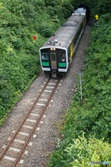 七折峠　トンネル飛出し！