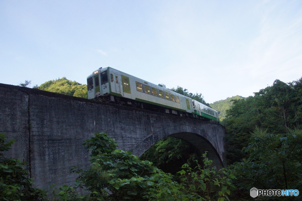 第４平石川橋梁の夜明け！