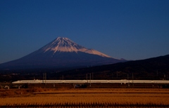 東海道新幹線と富士山③