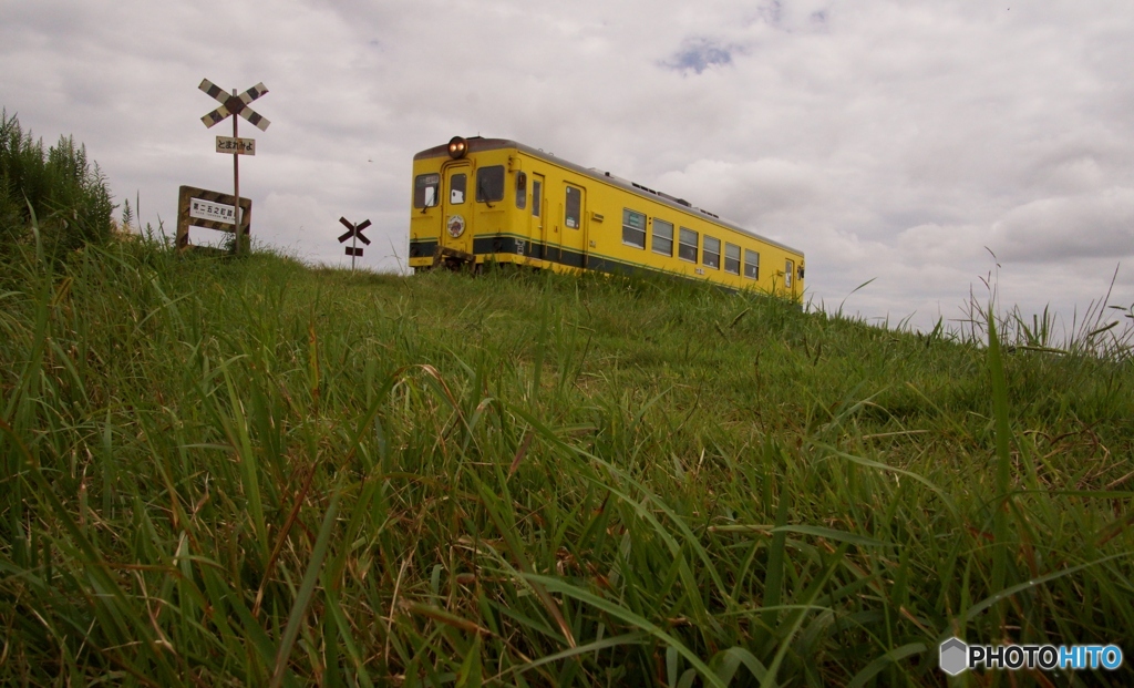 いすみ鉄道！第２五之町踏切！