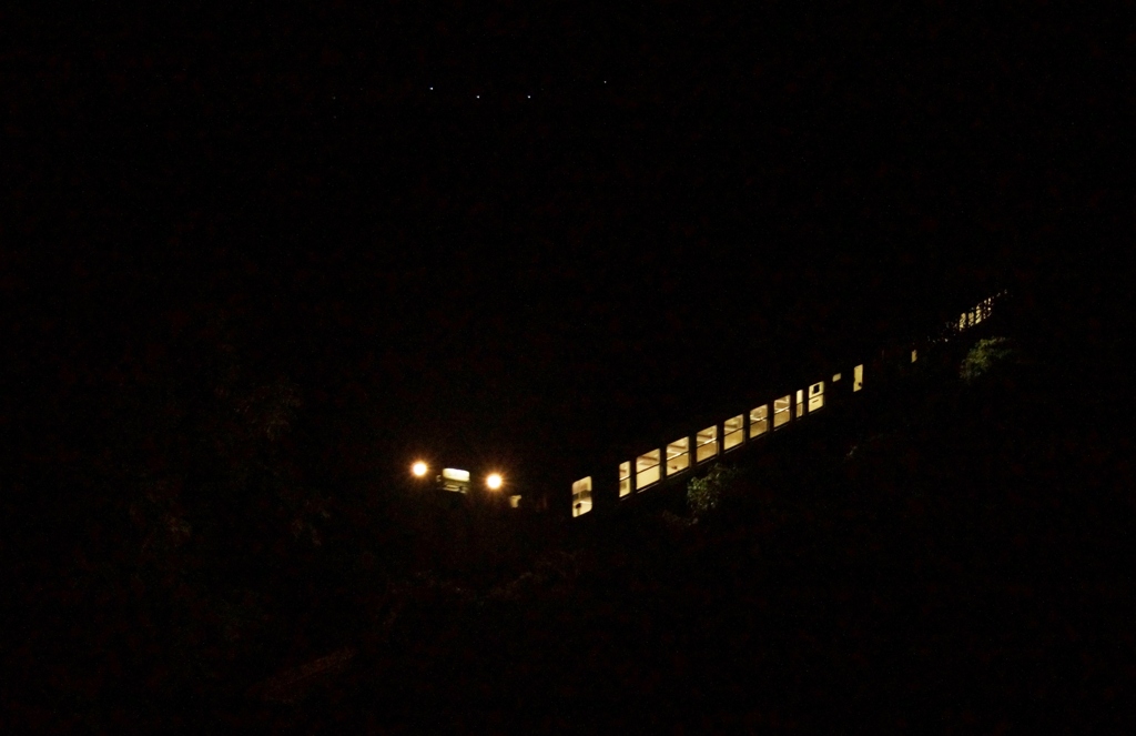 只見線下り最終列車！間もなく終点に‼