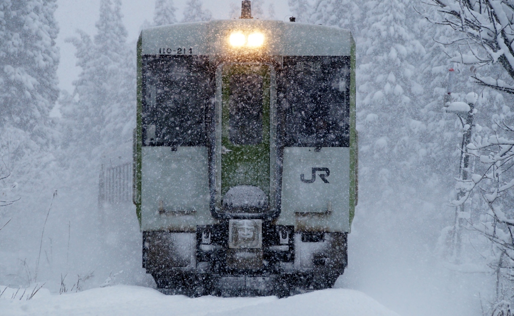 雪の行路！②