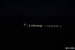 暗闇を走る始発列車！