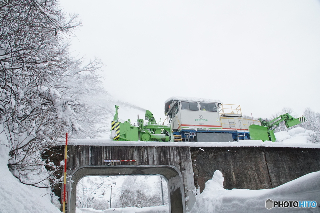 ラッセル車がお通りダイ！