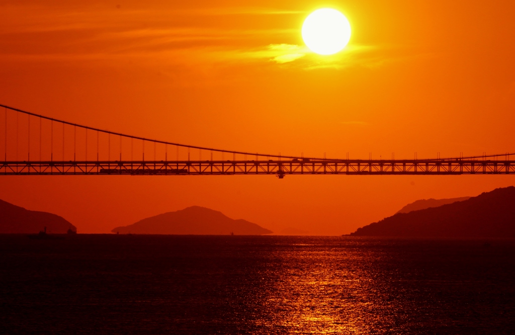 瀬戸大橋線夕陽追跡撮影物語！②