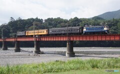 大井川鉄道　ブルートレイン急行サイド！