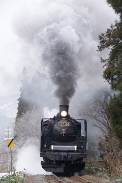 ばんえつ物語号　試運転　三川