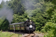 真岡鉄道のＳＬプッシュプル運転③