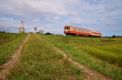 いすみ鉄道「第２五之町踏切」いつものカット！