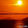 2024初夢！瀬戸大橋線夕陽撮影！①