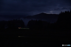 夜明け前の情景！