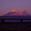 東海道新幹線と富士山②