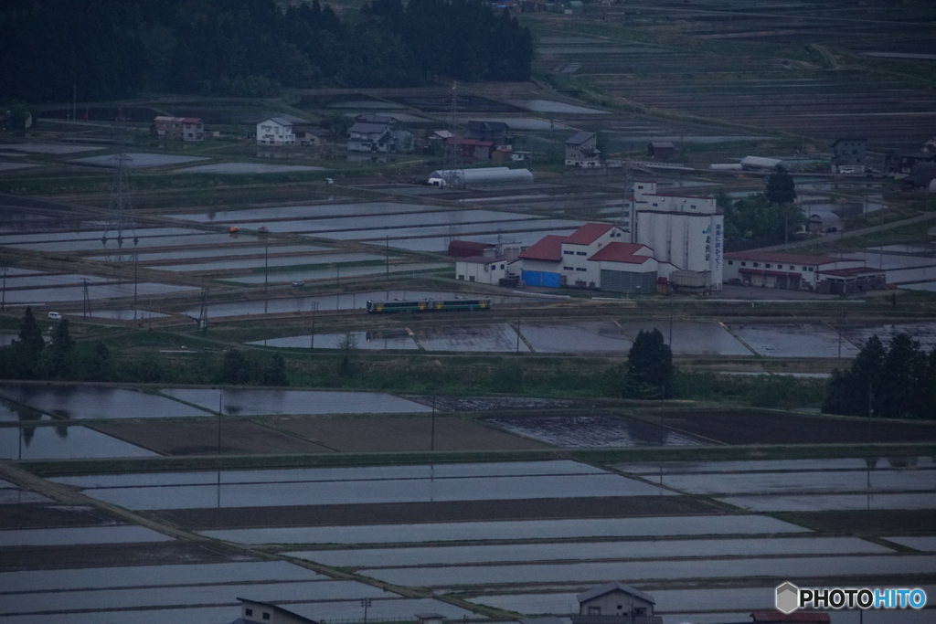 夕暮れの俯瞰撮影！