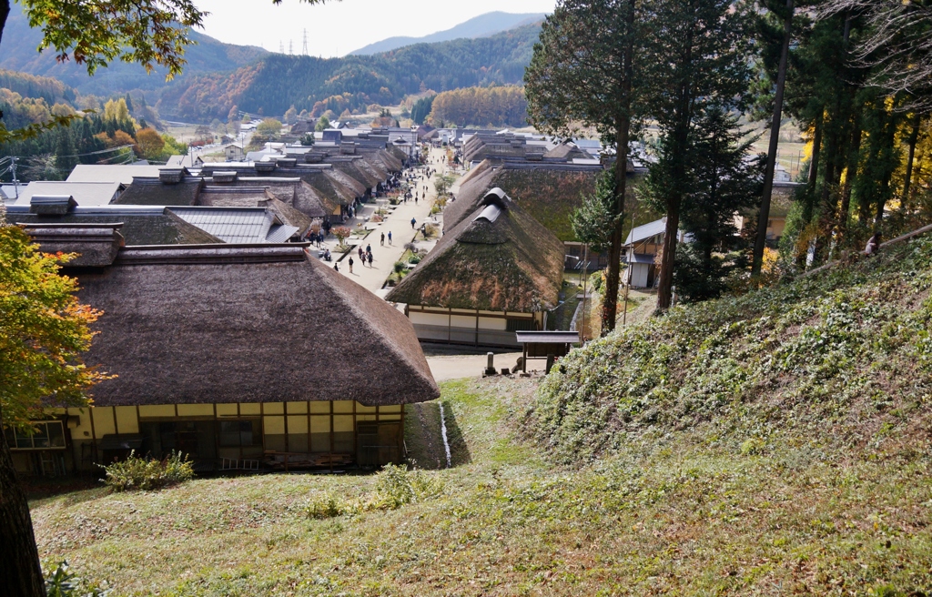 大内宿定番の風景